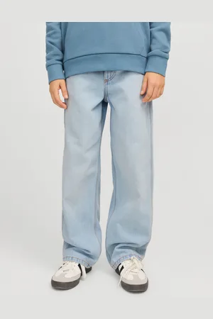 JACK & JONES Jjialex Jjicarpenter Akm 142 Sn Jnr Vaqueros De Corte Baggy Junior