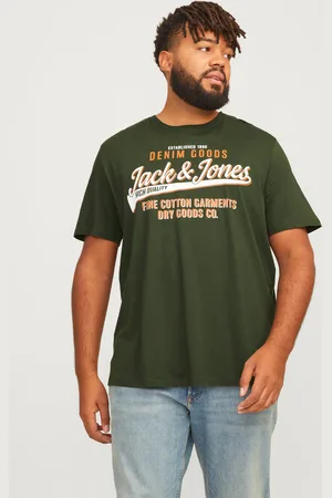 JACK & JONES Plus Size Camiseta Logotipo