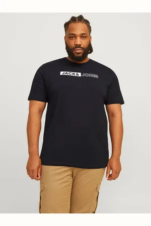 JACK & JONES Plus Size Camiseta Logotipo
