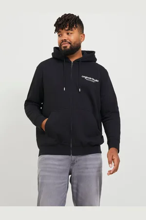 JACK & JONES Plus Size Sudadera Con Cremallera Estampado