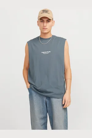 JACK & JONES Camiseta De Tirantes Estampado Cuello Redondo
