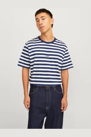 JACK & JONES Camiseta Rayas Cuello Redondo