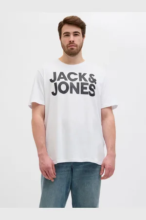 JACK & JONES Plus Size Camiseta Logotipo