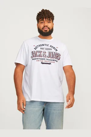 JACK & JONES Plus Size Camiseta Logotipo