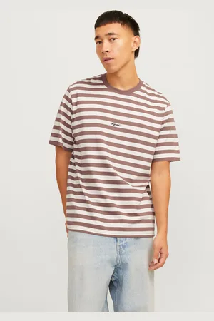 JACK & JONES Camiseta Rayas Cuello Redondo