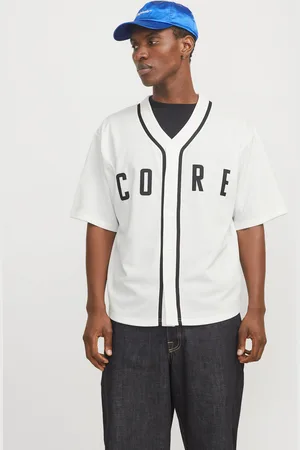 JACK & JONES Camiseta Estampado Cuello Béisbol