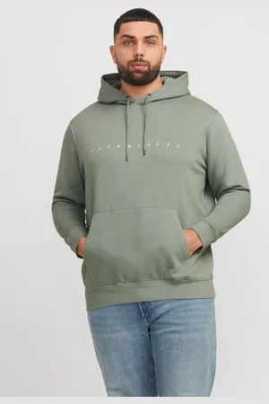 JACK & JONES Plus Size Sudadera Con Capucha Logotipo