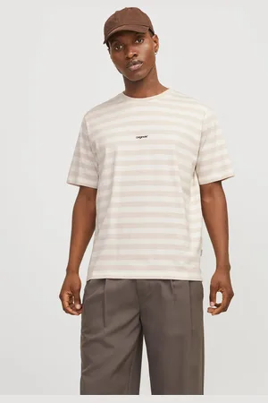 JACK & JONES Camiseta Rayas Cuello Redondo