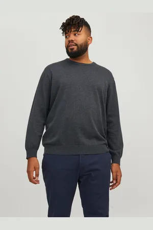 JACK & JONES Plus Size Jersey De Punto Cuello Redondo