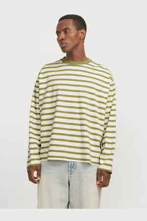 JACK & JONES Camiseta Rayas Cuello Redondo