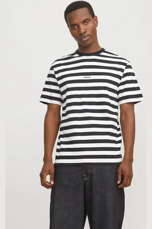 JACK & JONES Camiseta Rayas Cuello Redondo