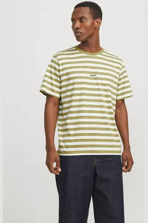 JACK & JONES Camiseta Rayas Cuello Redondo