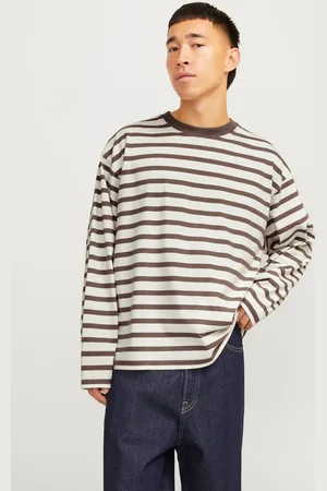 JACK & JONES Camiseta Rayas Cuello Redondo