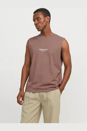 JACK & JONES Camiseta De Tirantes Estampado Cuello Redondo