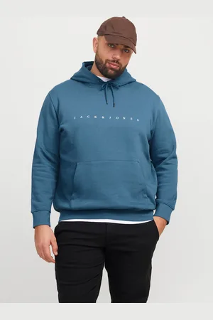 JACK & JONES Plus Size Sudadera Con Capucha Logotipo