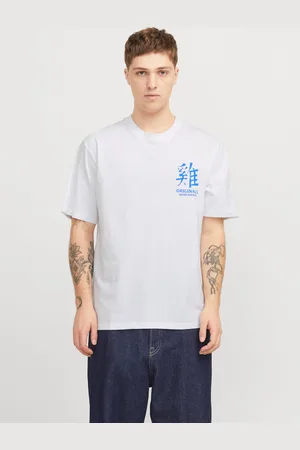 JACK & JONES Camiseta Impresión Posterior Cuello Redondo
