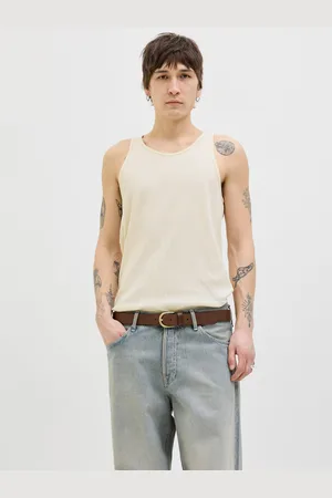 JACK & JONES Camiseta De Tirantes Liso Cuello Redondo