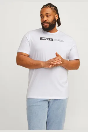 JACK & JONES Plus Size Camiseta Logotipo