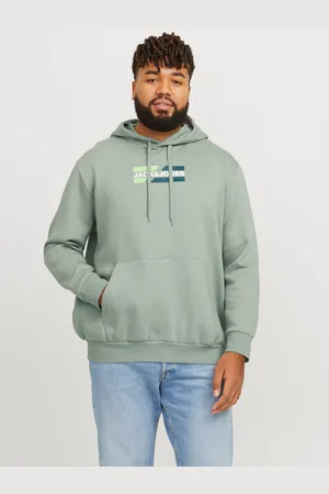 JACK & JONES Plus Size Sudadera Con Capucha Logotipo