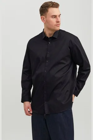 JACK & JONES Plus Size Camisa Formal Corte Loose