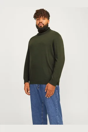 JACK & JONES Plus Size Cuello Alto Cuello De Tortuga