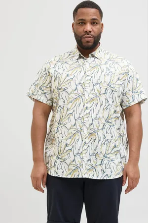 JACK & JONES Plus Size Camisa Corte Wide