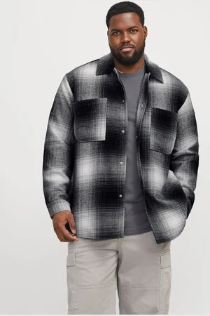 JACK & JONES Plus Size Sobrecamisa Corte Relaxed