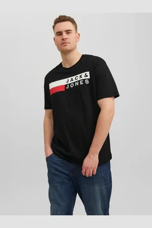 JACK & JONES Plus Size Camiseta Logotipo