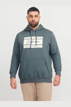 JACK & JONES Plus Size Sudadera Con Capucha Logotipo