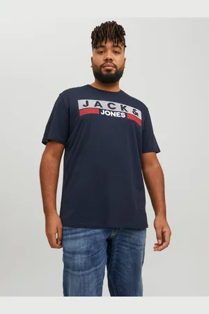 JACK & JONES Plus Size Camiseta Logotipo