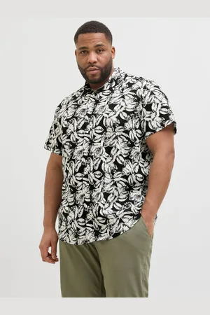 JACK & JONES Plus Size Camisa Corte Wide