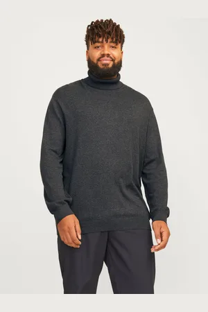 JACK & JONES Plus Size Cuello Alto Cuello De Tortuga