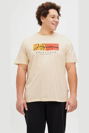 JACK & JONES Plus Size Camiseta Logotipo