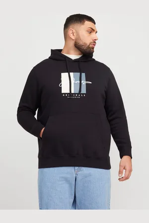 JACK & JONES Plus Size Sudadera Con Capucha Logotipo