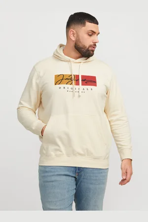 JACK & JONES Plus Size Sudadera Con Capucha Logotipo