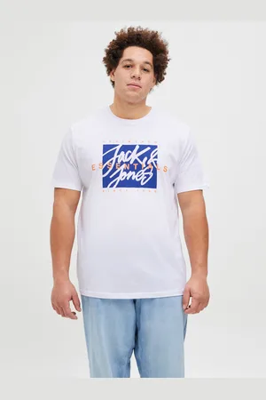JACK & JONES Plus Size Paquete De 5 Camiseta Estampado
