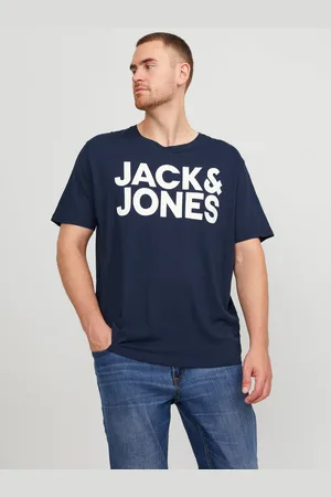 JACK & JONES Plus Size Camiseta Logotipo
