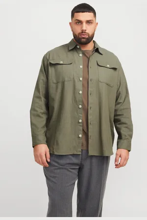 JACK & JONES Plus Size Sobrecamisa Corte Comfort