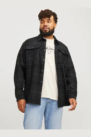 JACK & JONES Plus Size Sobrecamisa Corte Comfort