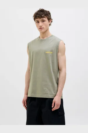JACK & JONES Camiseta De Tirantes Estampado Cuello Redondo