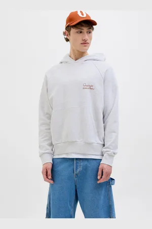 JACK & JONES Sudadera Con Capucha Impresión Posterior