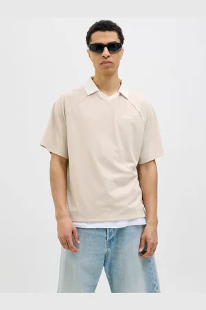 JACK & JONES Polo Estampado Cuello Italiano