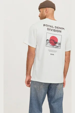 R.D.D. ROYAL DENIM DIVISION Camiseta Impresión Posterior Cuello Redondo