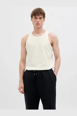 JACK & JONES Paquete De 2 Camiseta De Tirantes Liso Cuello Redondo