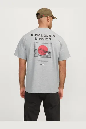 R.D.D. ROYAL DENIM DIVISION Camiseta Impresión Posterior Cuello Redondo
