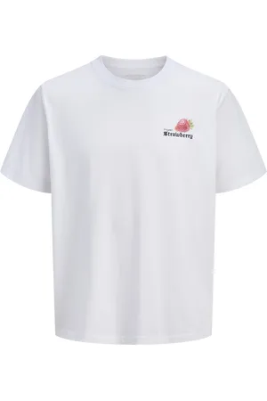 JACK & JONES Camiseta Impresión Posterior Cuello Redondo