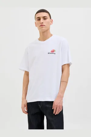 JACK & JONES Camiseta Impresión Posterior Cuello Redondo