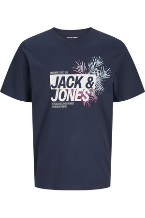 JACK & JONES Plus Size Camiseta Logotipo