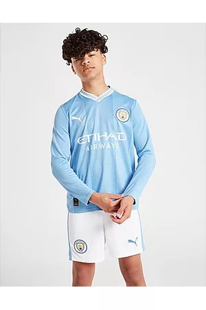 PUMA Manga larga - Manchester City FC 23/24 Long Sleeve Home Shirt Jr