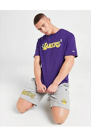 Camiseta NE Lakers Infill Logo Morada